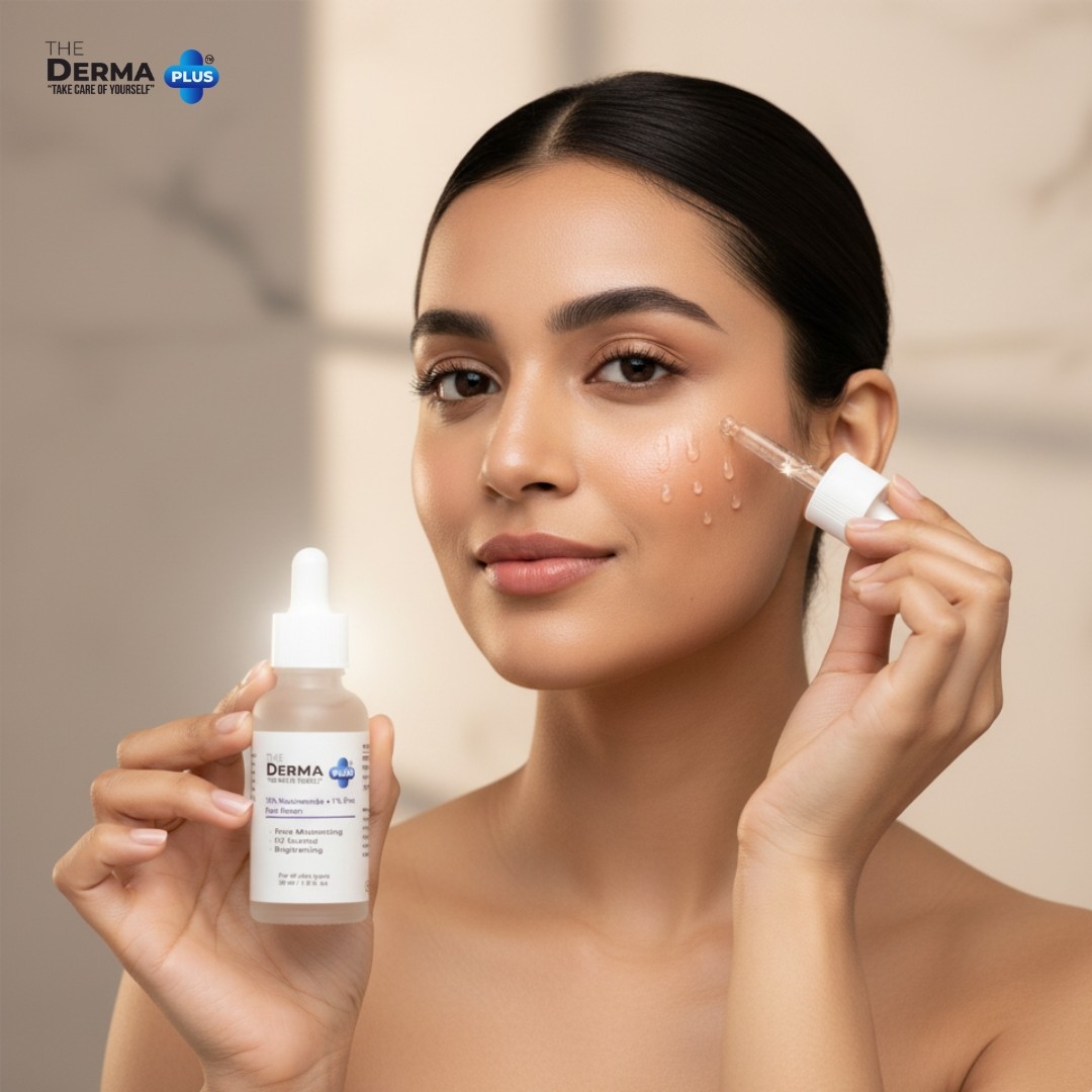 The Derma Plus 10% Niacinamide + 1% Zinc Face Serum – 30 ml