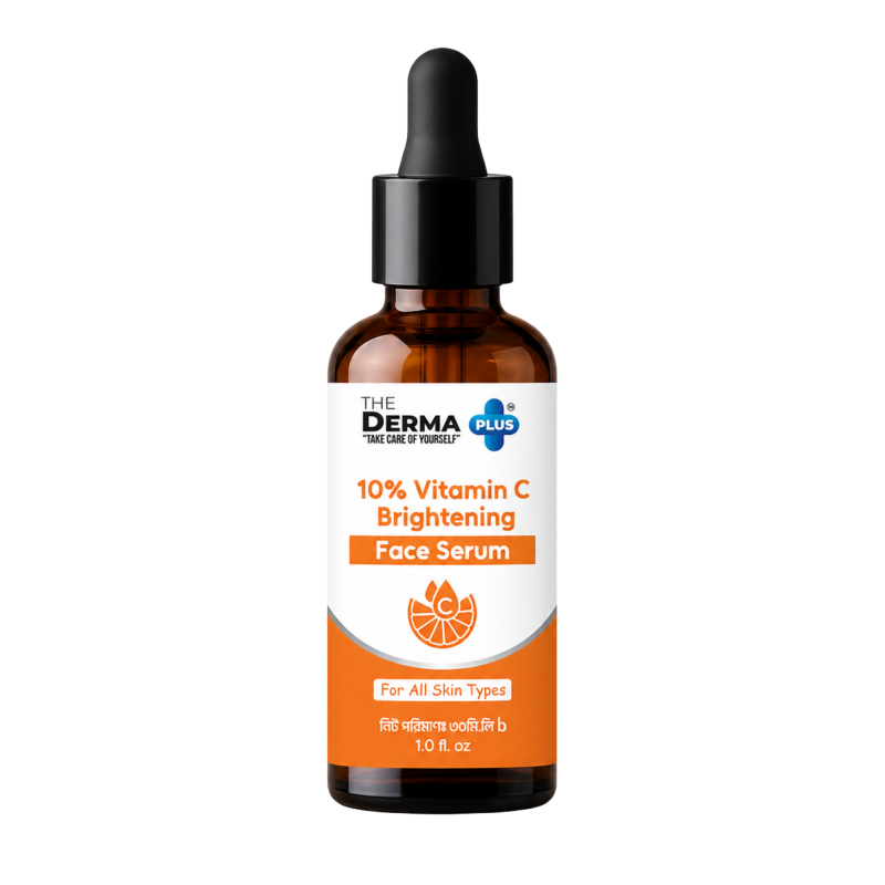 The Derma Plus 10% Vitamin C Brightening Face Serum – 30 ml